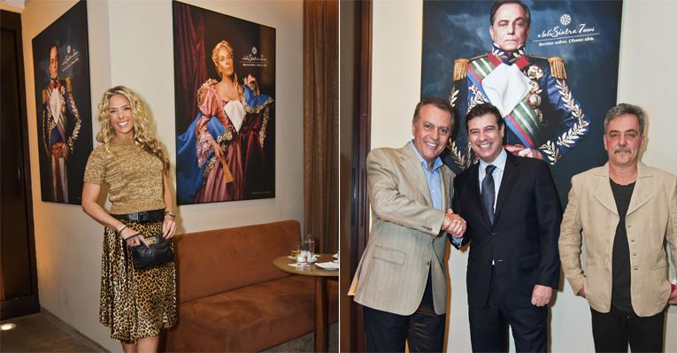 Adriane Galisteu é transformada na nobre Maria I em mostra