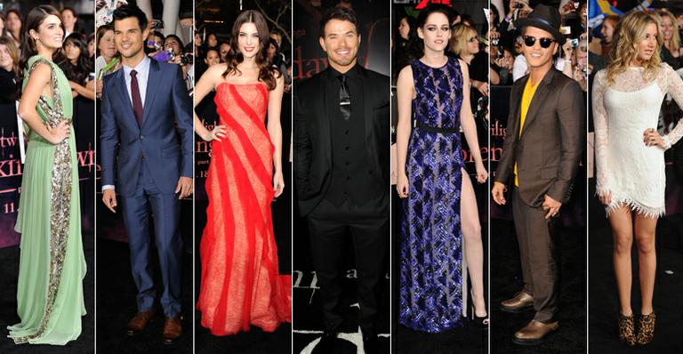 Veja os looks de quem marcou presença na première de ‘Amanhecer’