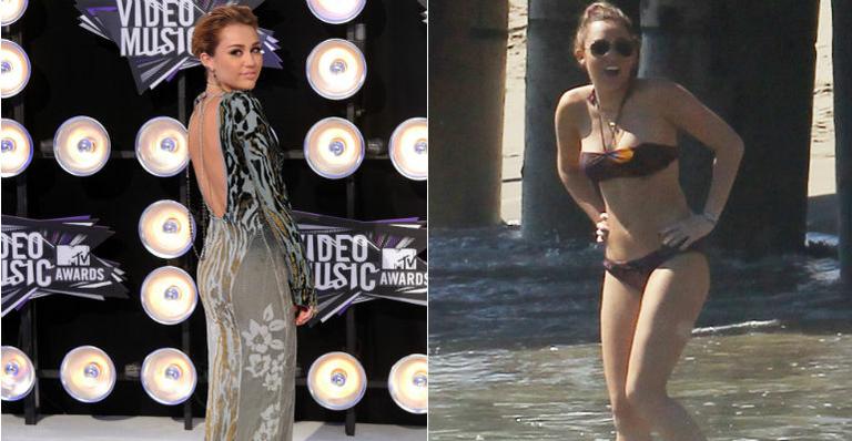Miley Cyrus orgulha-se de suas curvas