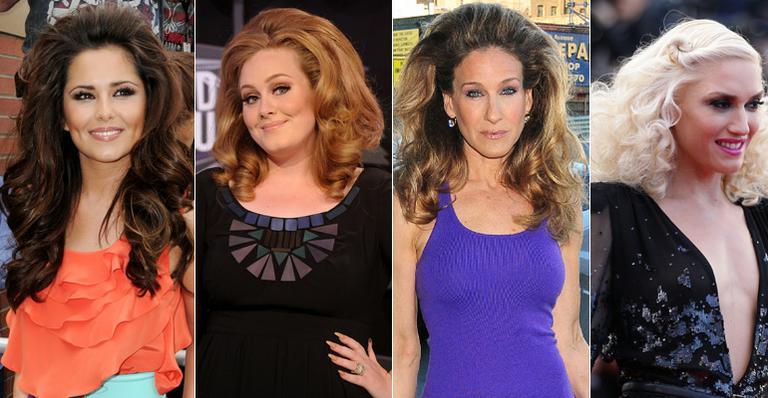 Força no laquê: Big Hair volta a ser moda entre as famosas