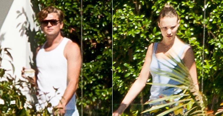 Leonardo DiCaprio aparece com moça desconhecida em sua mansão em Sidney
