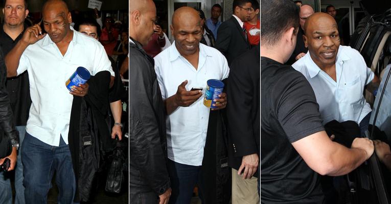 A convite de Luciano Huck: Mike Tyson desembarca no Brasil