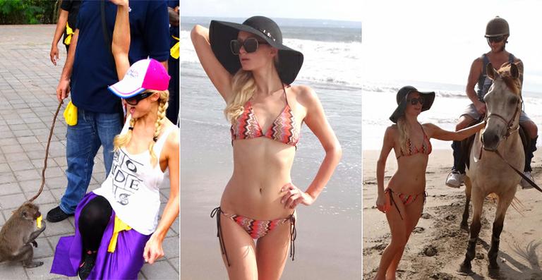 Veja fotos da viagem de Paris Hilton em Bali