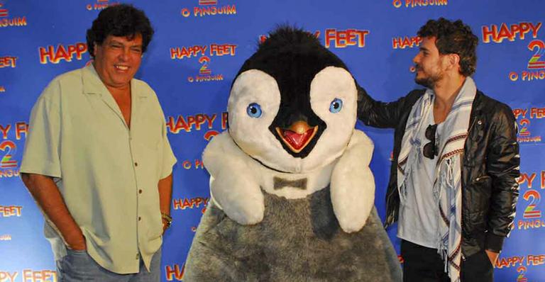 Daniel de Oliveira e Sidney Magal lançam filme ‘O Pinguim’ em São Paulo
