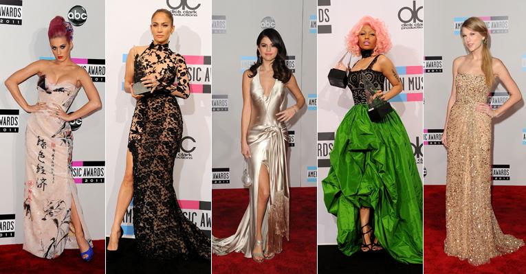 Estilo: Confira os looks do American Music Awards 2011