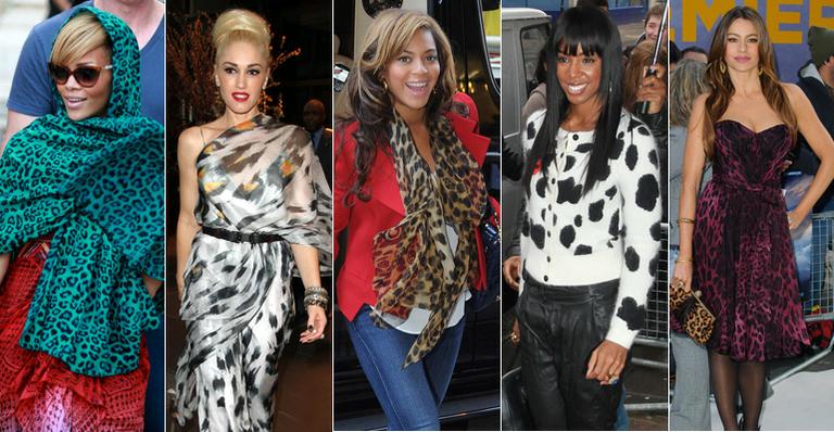 Veja as famosas que adoram usar estampa animal em seus looks