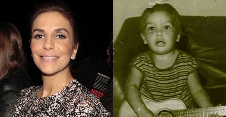 Ivete comemora Dia do Músico com foto da infância
