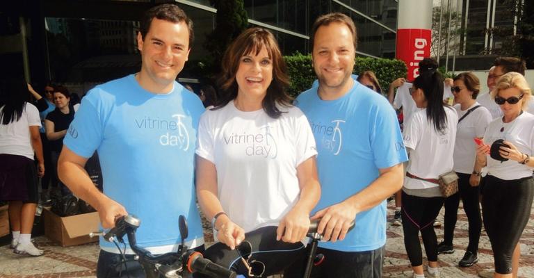 Jóia Bergamo e os Makul em dia de ciclista