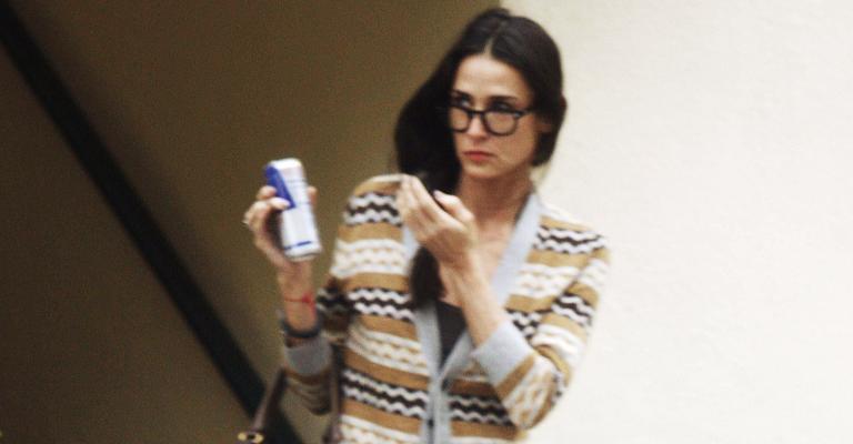 Tristeza de Demi Moore após divórcio