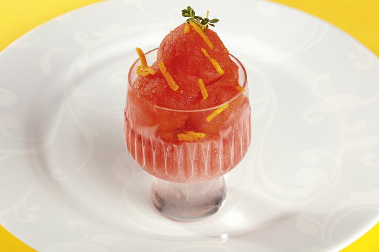 Receita Gourmet: Sorbet de Campari e baunilha