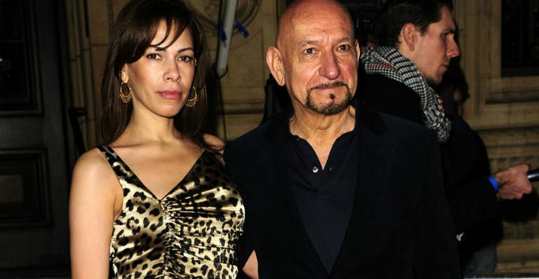Sir Ben Kingsley e Daniela Lavender prestigiam show beneficente