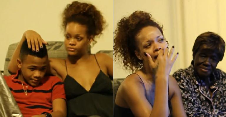 Rihanna apresenta família em vídeo de Ação de Graças
