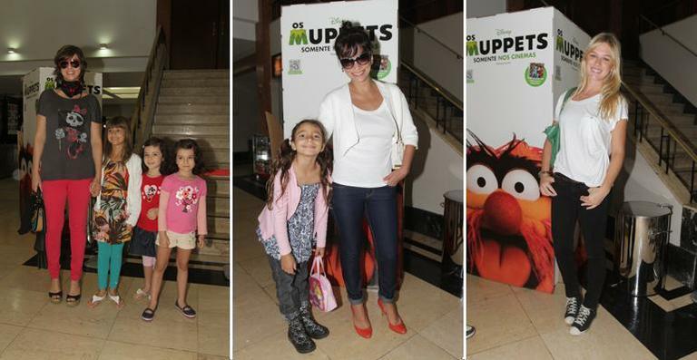 Famosos conferem pré-estreia de ‘Muppets’ no Rio de Janeiro