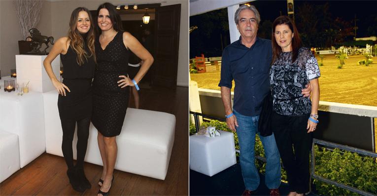 Malu Mader vai com a sobrinha a aniversário de clube no Rio de Janeiro