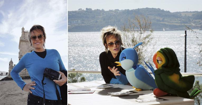 Ana Maria Braga grava ‘Mais Você’ em Portugal