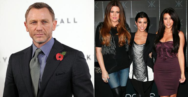 Daniel Craig chama irmãs Kardashian de ‘imbecis’