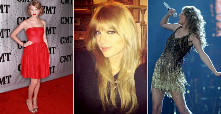 Taylor Swift adere aos fios lisos e exibe novo look em foto na sua página no twitter