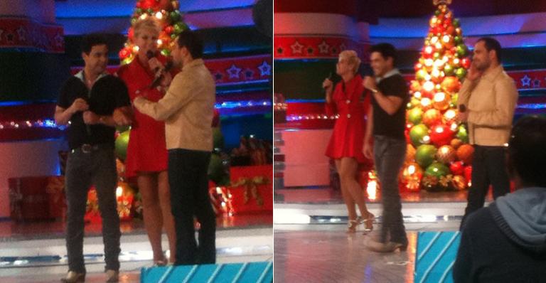 Zezé Di Camargo e Luciano gravam especial de Natal de Xuxa
