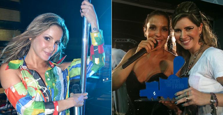 Claudia Leitte e Ivete Sangalo levam prêmio de melhor cantora em mesmo evento