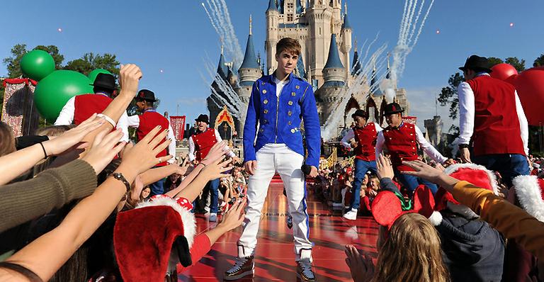 Justin Bieber grava especial de Natal na Disney