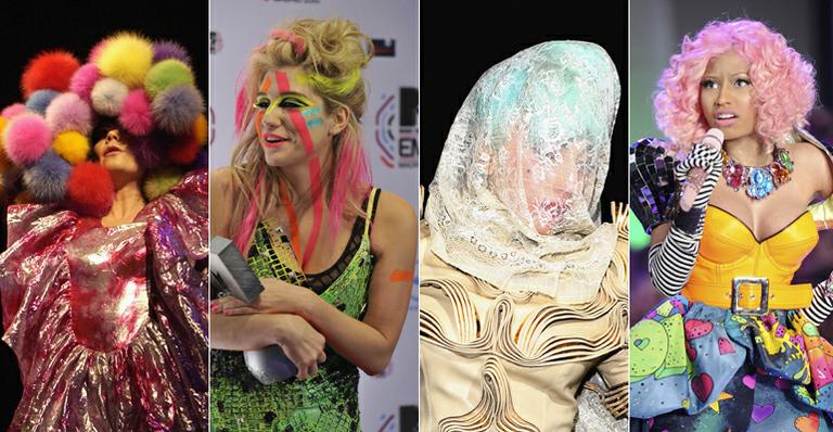 Lady Gaga, Björk, Nicki Minaj e outras cantoras que adotam looks bizarros