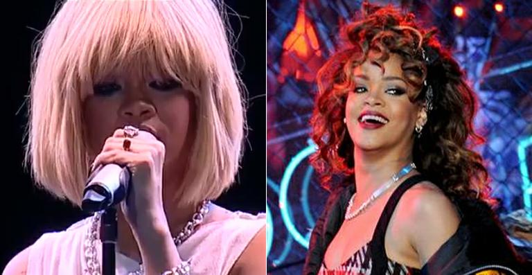 Rihanna volta a apostar em visual loiro