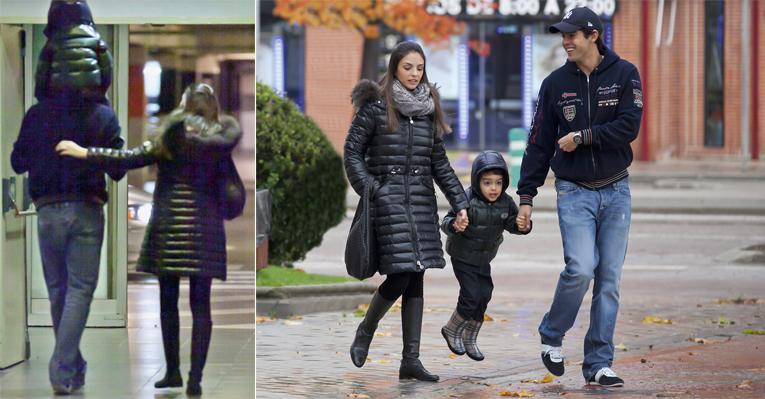 Kaká aproveita a família enquanto não retorna aos campos