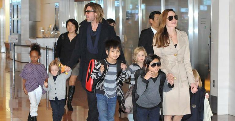 Filhos de Angelina Jolie querem casamento como o de Shrek