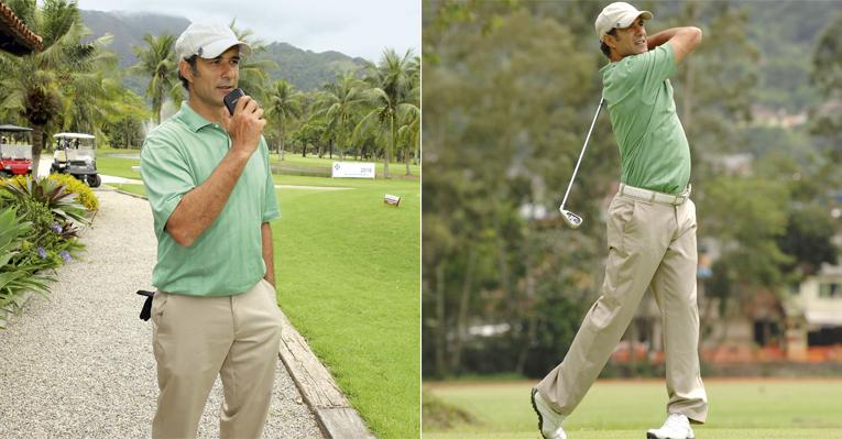 Marcos Pasquim e Humberto Martins: esporte em comum