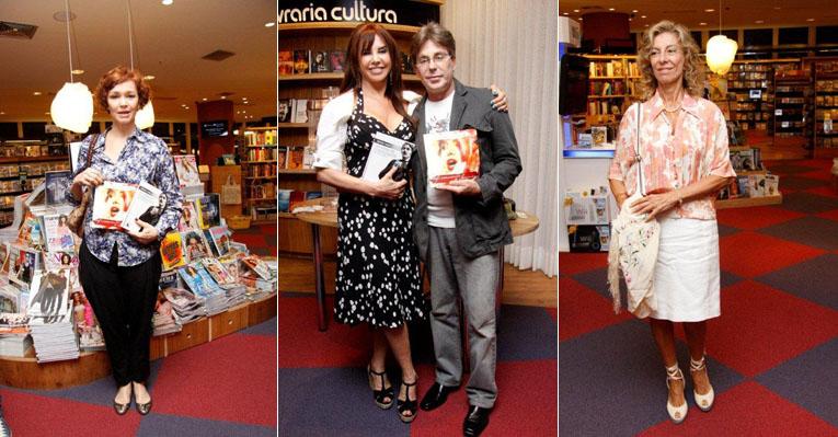 Confira os famosos que foram ao lançamento dos livros de Claudia Alencar e Edwin Luisi