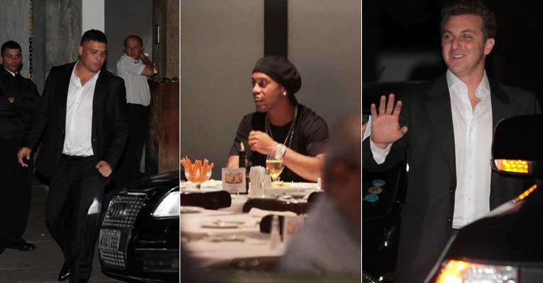 Personalidades que se encontraram em Prêmio se reúnem também para jantar