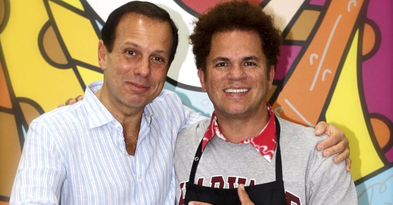 João Doria visita Romero Britto em Miami