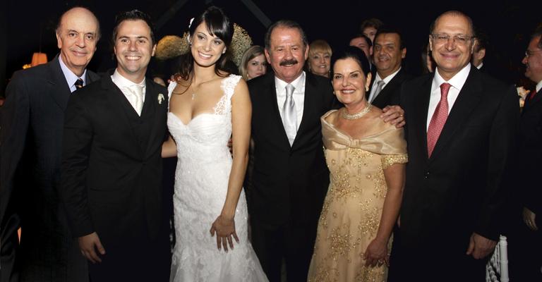 José Serra e Geraldo Alckmin: boda chic