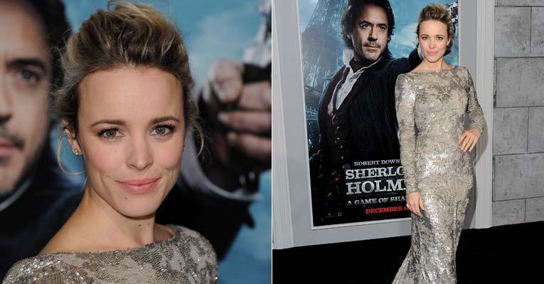Rachel McAdams: deslumbrante na première de ‘Sherlock Holmes 2’