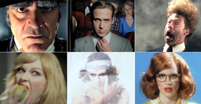 Brad Pitt, George Clooney, Glenn Close e outros astros se tornam vilões em vídeos