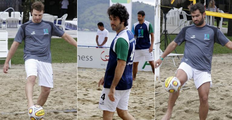 Eriberto Leão e outros atores entram em campo no Desafio das Estrelas