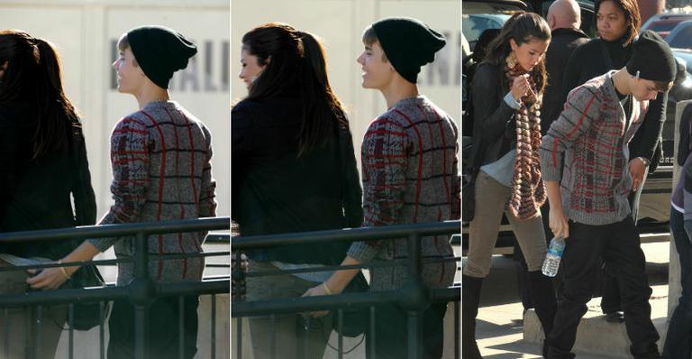 Justin Bieber é pego ‘no flagra’ com a namorada, Selena Gomez
