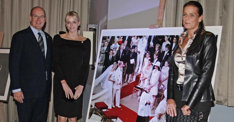 Príncipe Albert e Charlene participam de leilão de combate à aids