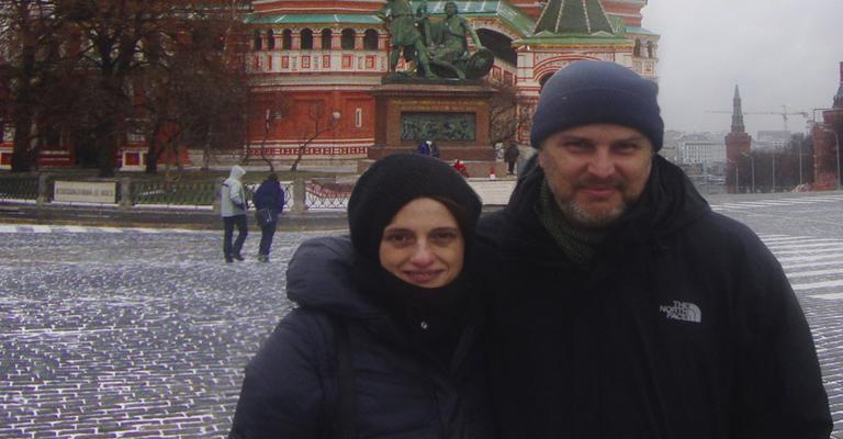 Denise Fraga e Luiz Villaça divulgam filme na Rússia