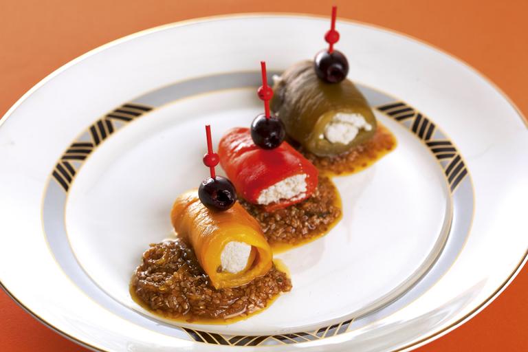 Cozinha light: Rolinho de pimentão com ricota