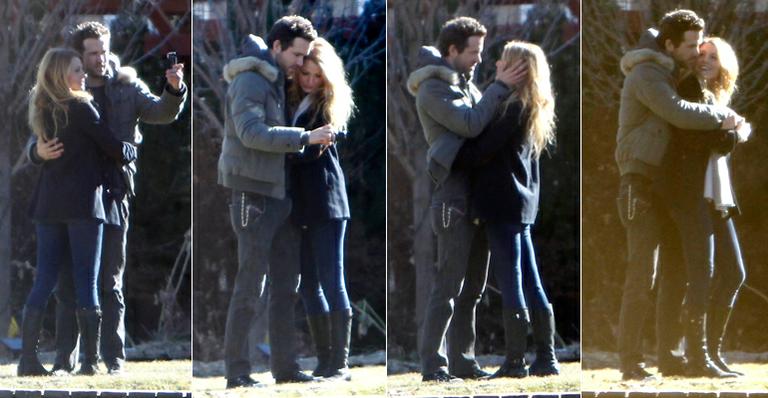 Ryan Reynolds e Blake Lively trocam carinhos em viagem romântica