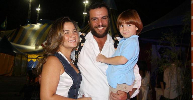 Rodrigo Lombardi e famosos levam filhos ao Cirque Du Soleil