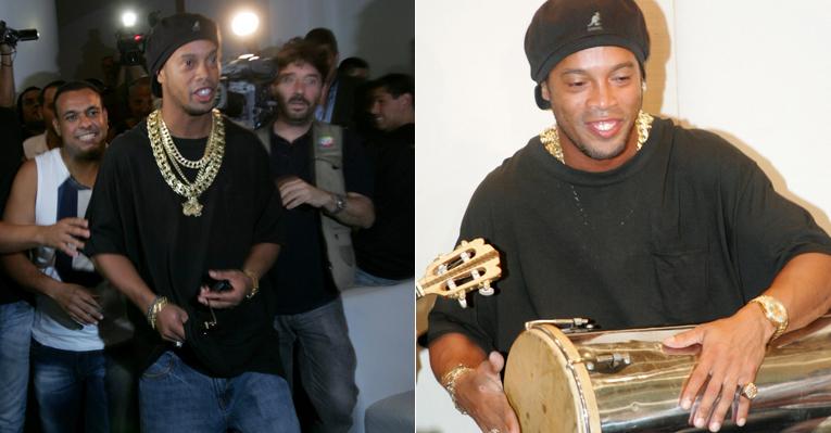 Ronaldinho Gaúcho faz parceria musical e grava um pagode