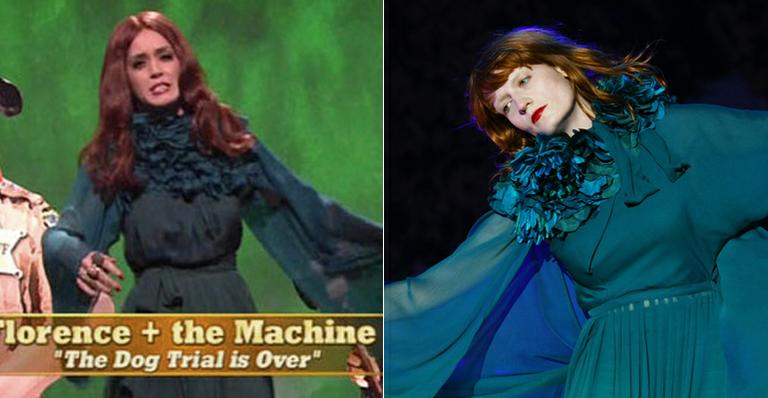 Após imitação em humorístico, Katy Perry recebe elogios de Florence