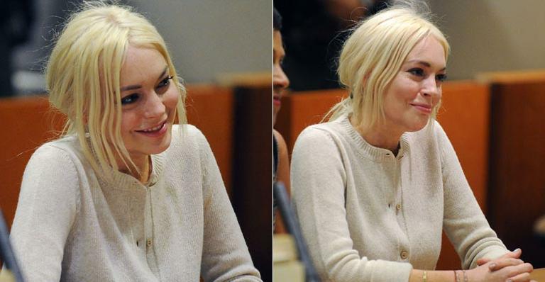 Lindsay Lohan recebe elogios da juíza por seu serviço comunitário
