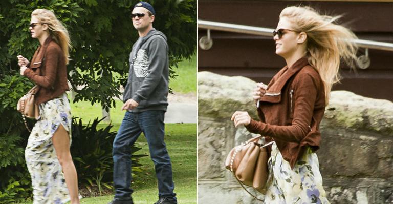 Leonardo DiCaprio surge com nova loira, parecida com sua ex