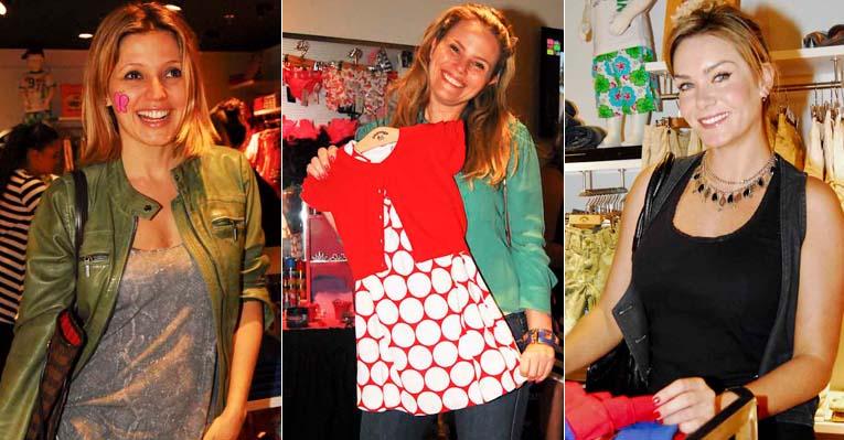 Beldades conferem loja de roupas infantis em São Paulo