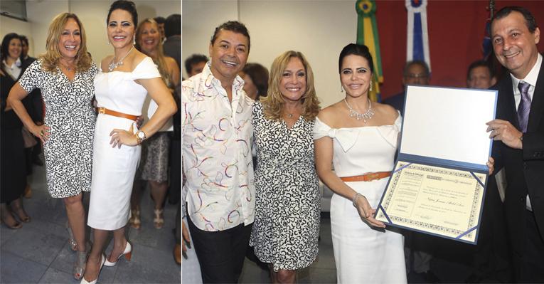 Chiquérrima, Susana Vieira prestigia primeira-dama do Amazonas