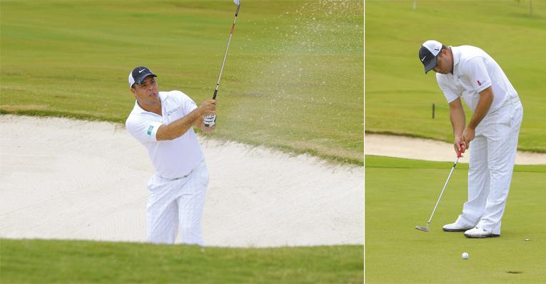 Tacada certeira de Ronaldo Nazário em golfe beneficente