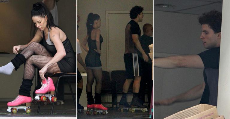 Danielle Winits e Thiago Fragoso se preparam para o musical ‘Xanadu’